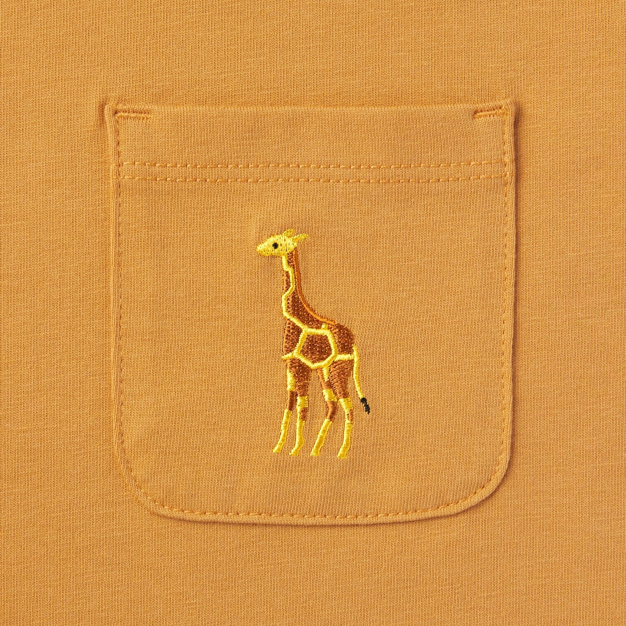キッズ　刺繍入りポケット半袖Ｔシャツ