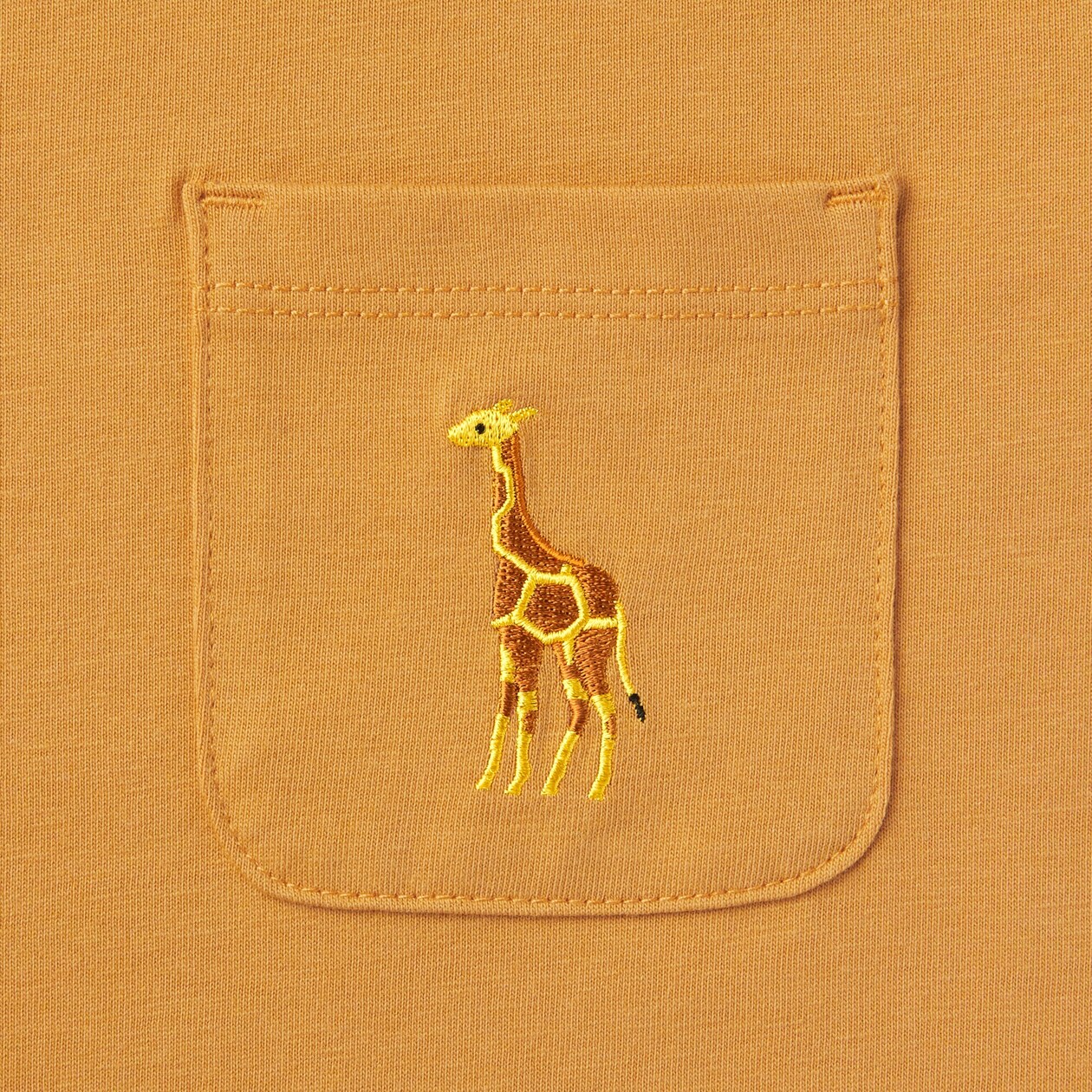 キッズ　刺繍入りポケット半袖Ｔシャツ