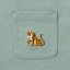 キッズ　刺繍入りポケット半袖Ｔシャツ
