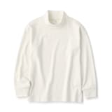キッズ　起毛スムース編みハイネック長袖Ｔシャツ