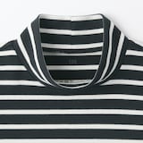 キッズ　起毛スムース編みハイネック長袖Ｔシャツ