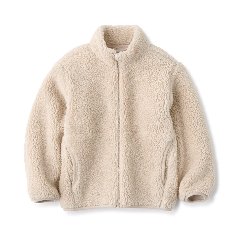 キッズ ボアフリースジャケット | 無印良品 