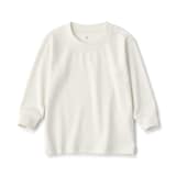 ベビー　あたまするっと起毛スムースクルーネック長袖Ｔシャツ