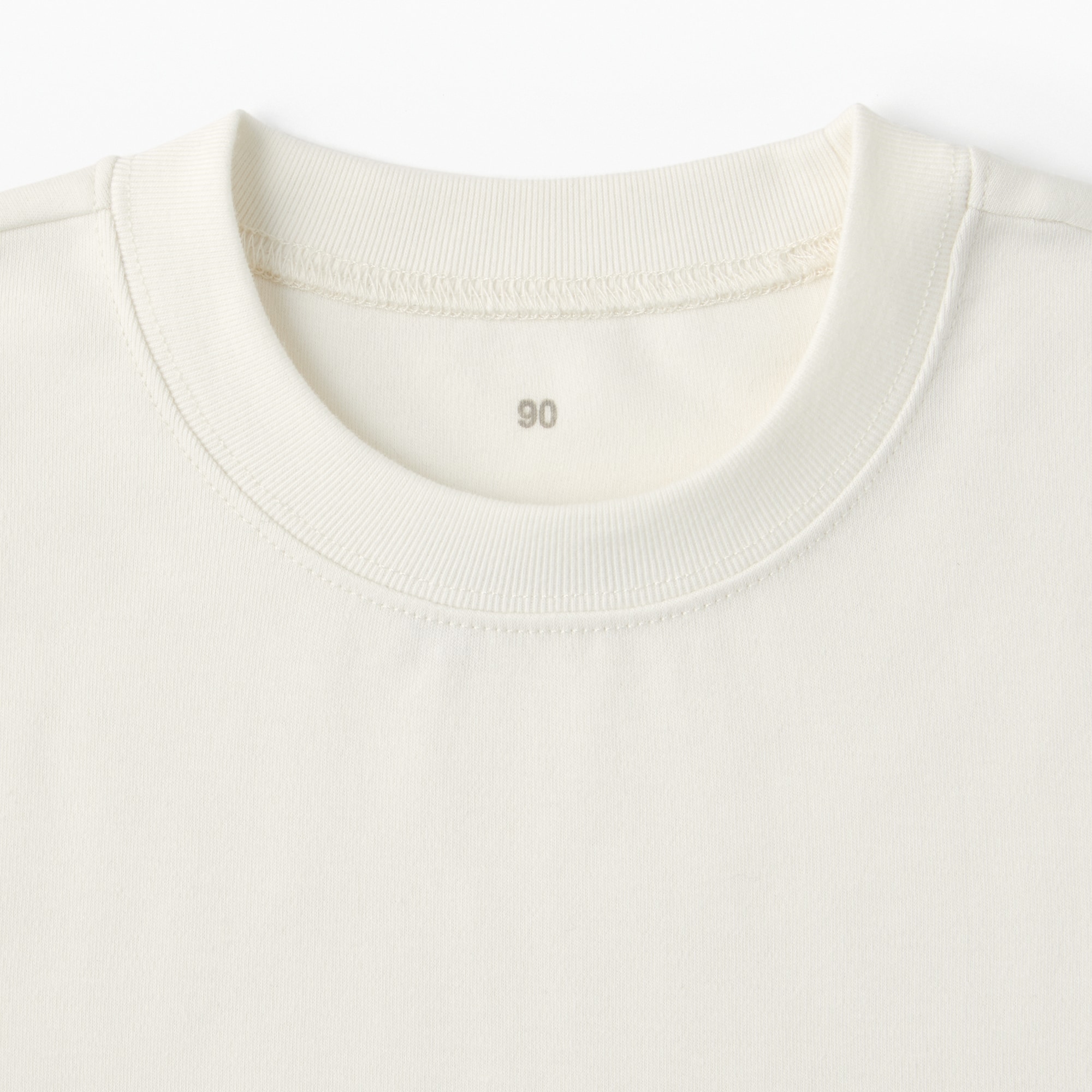 ベビー　あたまするっと起毛スムースクルーネック長袖Ｔシャツ