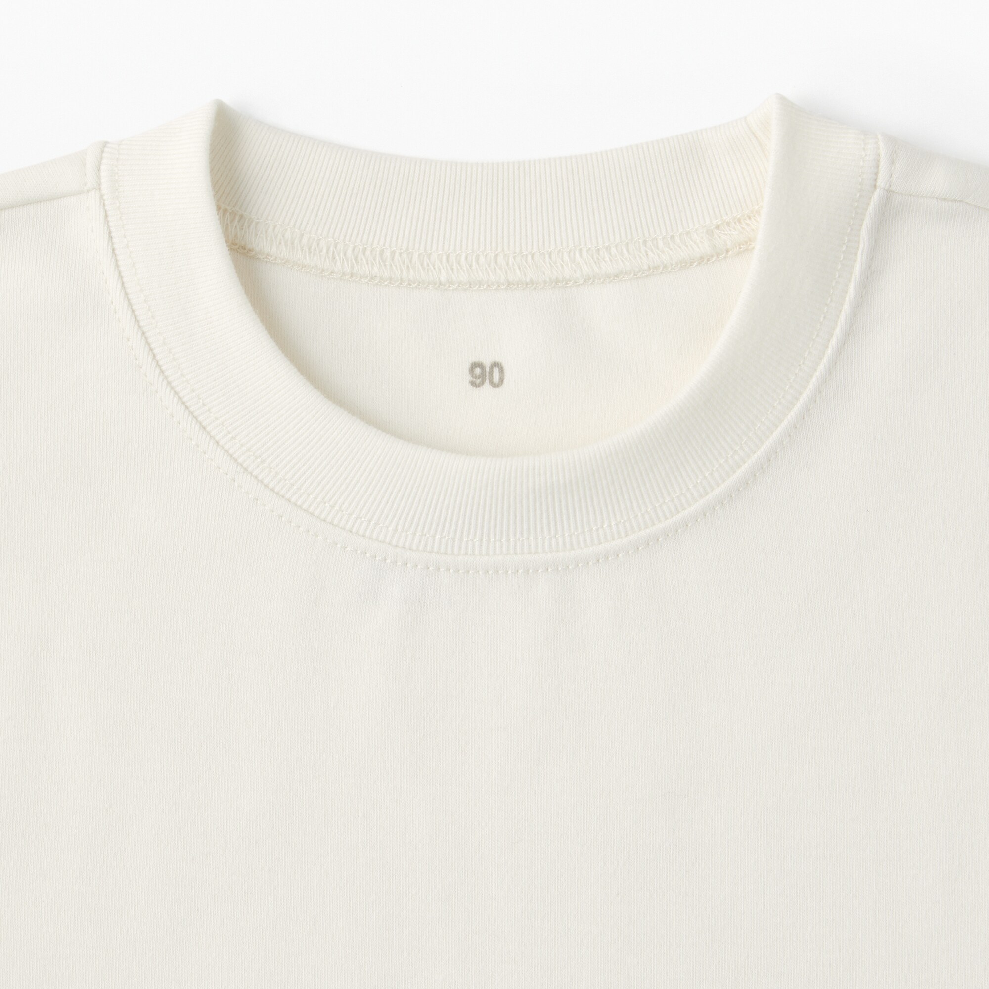 ベビー　あたまするっと起毛スムースクルーネック長袖Ｔシャツ