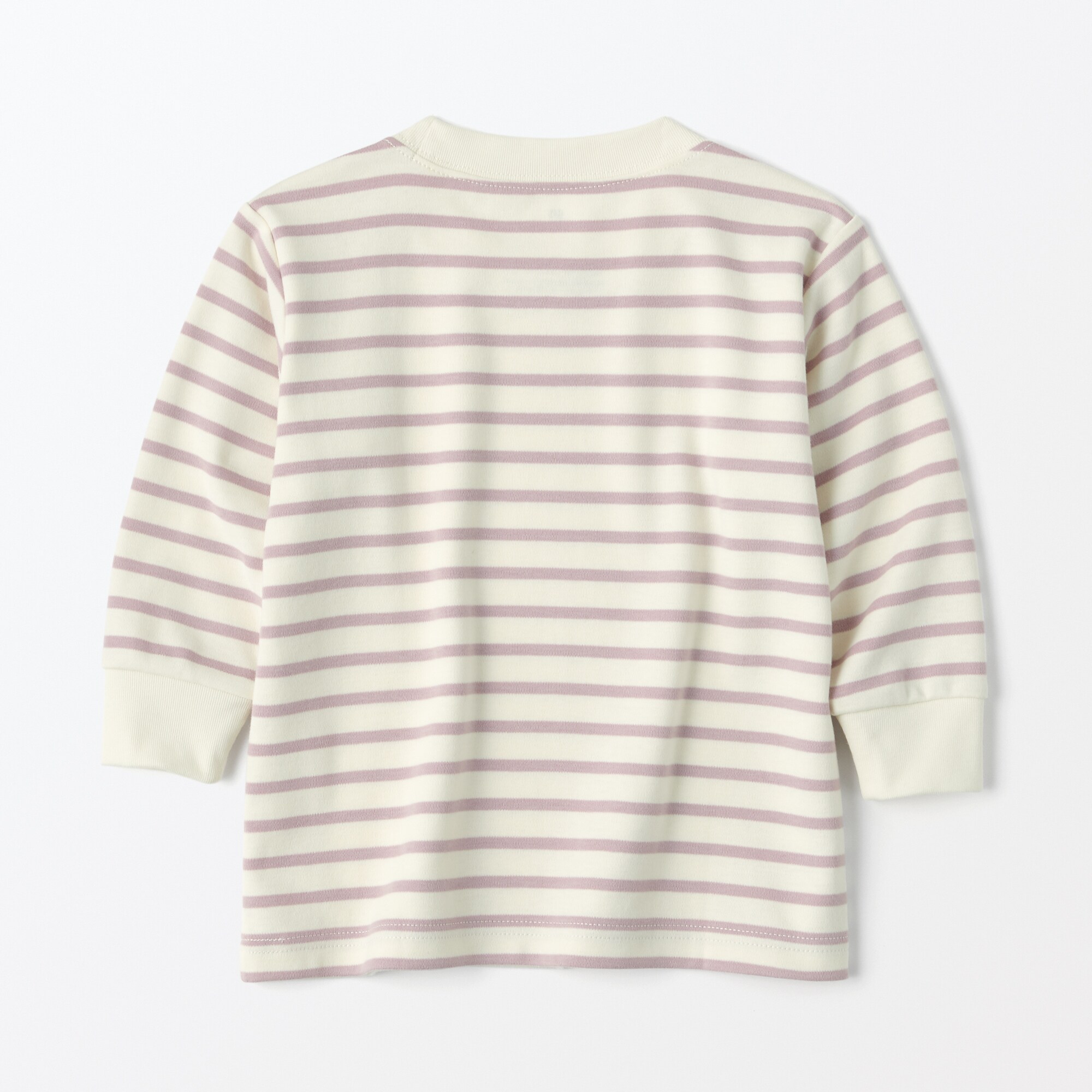 ベビー　あたまするっと起毛スムースクルーネック長袖Ｔシャツ
