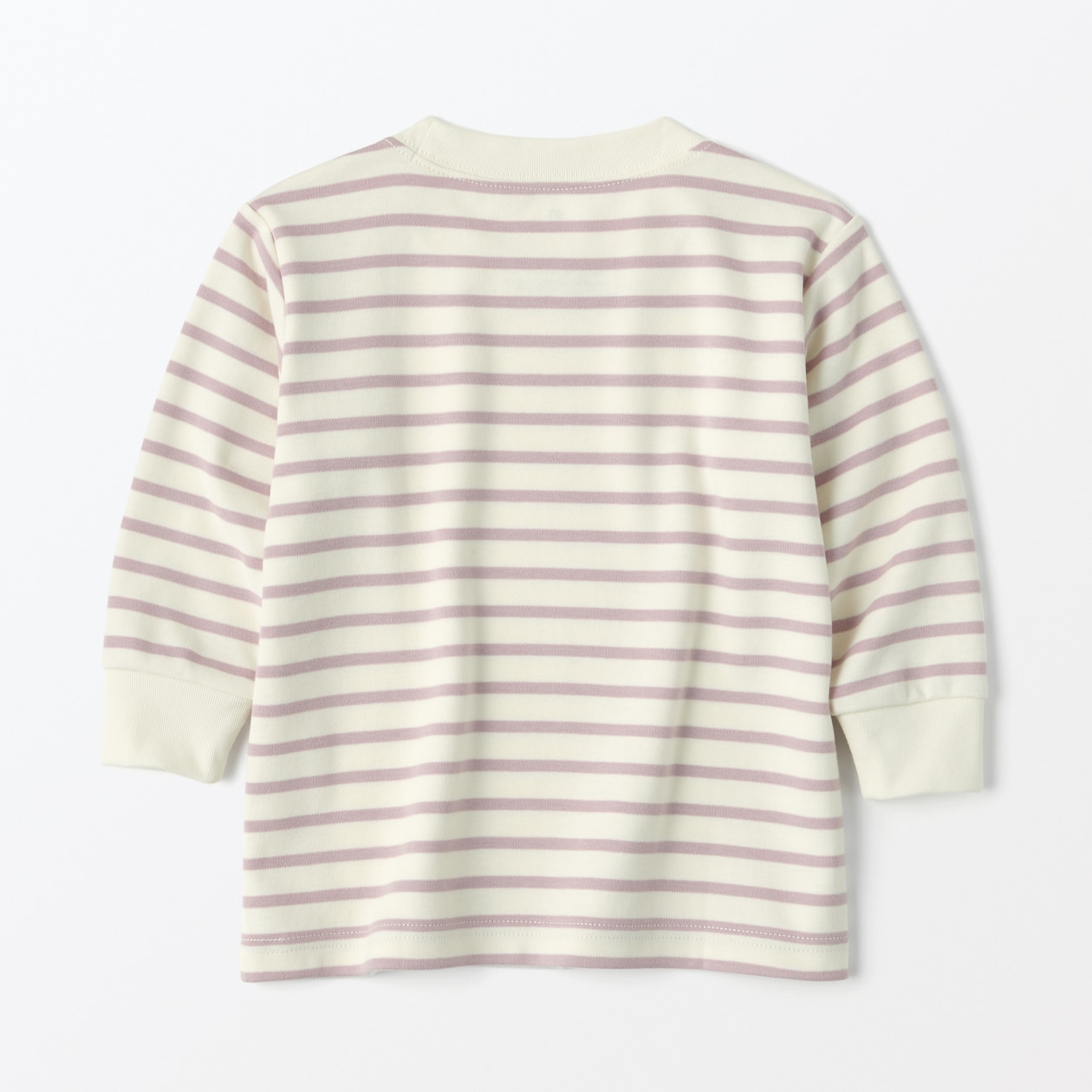 ベビー　あたまするっと起毛スムースクルーネック長袖Ｔシャツ