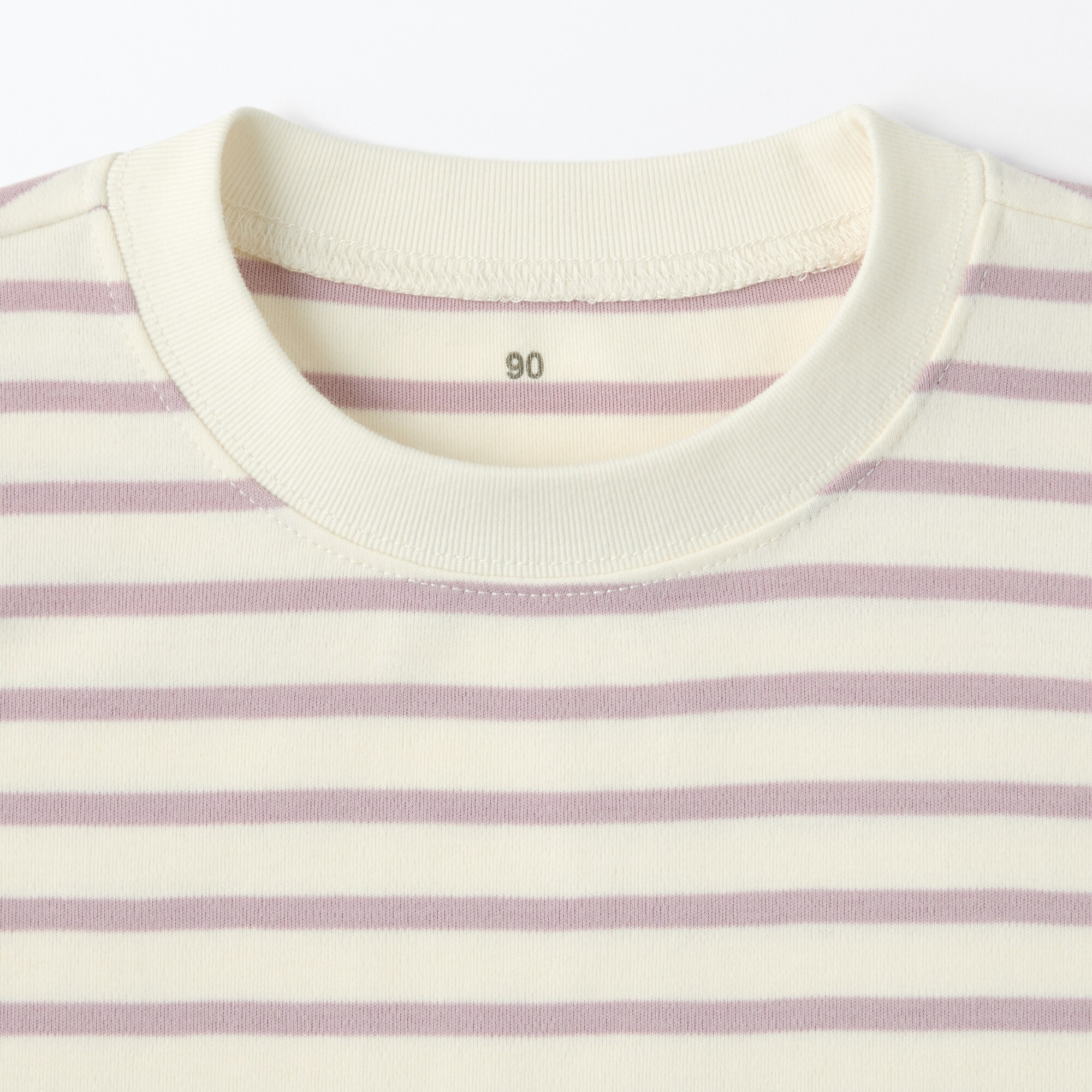 ベビー　あたまするっと起毛スムースクルーネック長袖Ｔシャツ