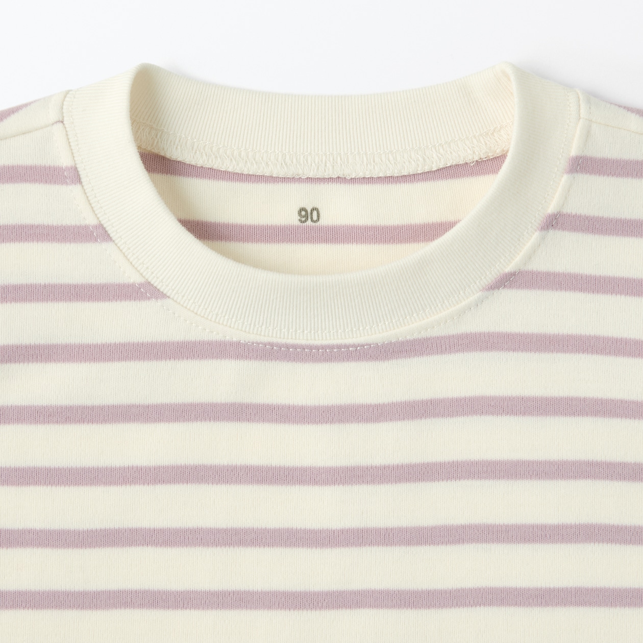 ベビー　あたまするっと起毛スムースクルーネック長袖Ｔシャツ