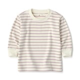 ベビー　あたまするっと起毛スムースクルーネック長袖Ｔシャツ
