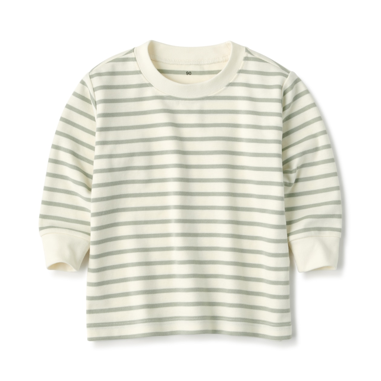 ベビー　あたまするっと起毛スムースクルーネック長袖Ｔシャツ