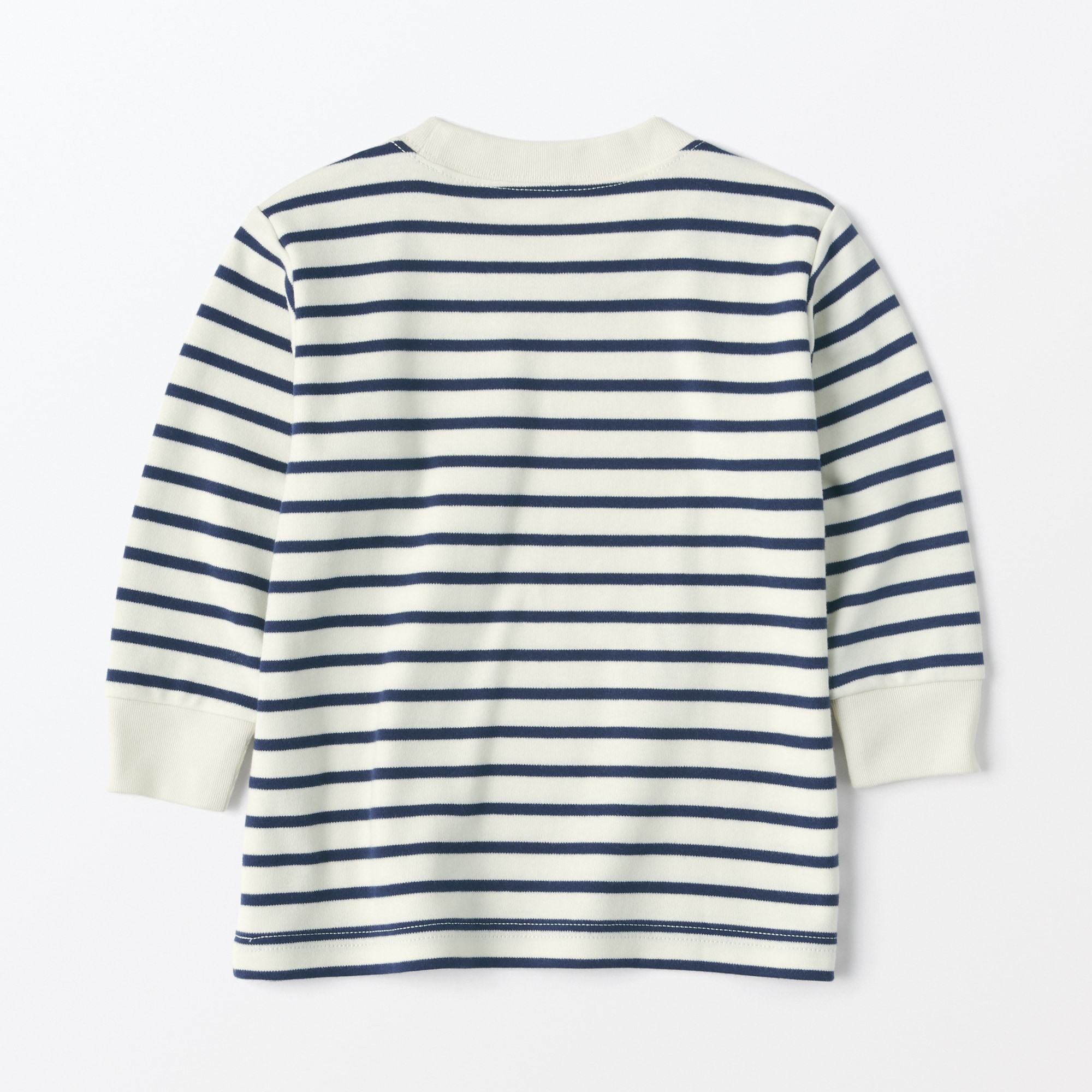 ベビー　あたまするっと起毛スムースクルーネック長袖Ｔシャツ