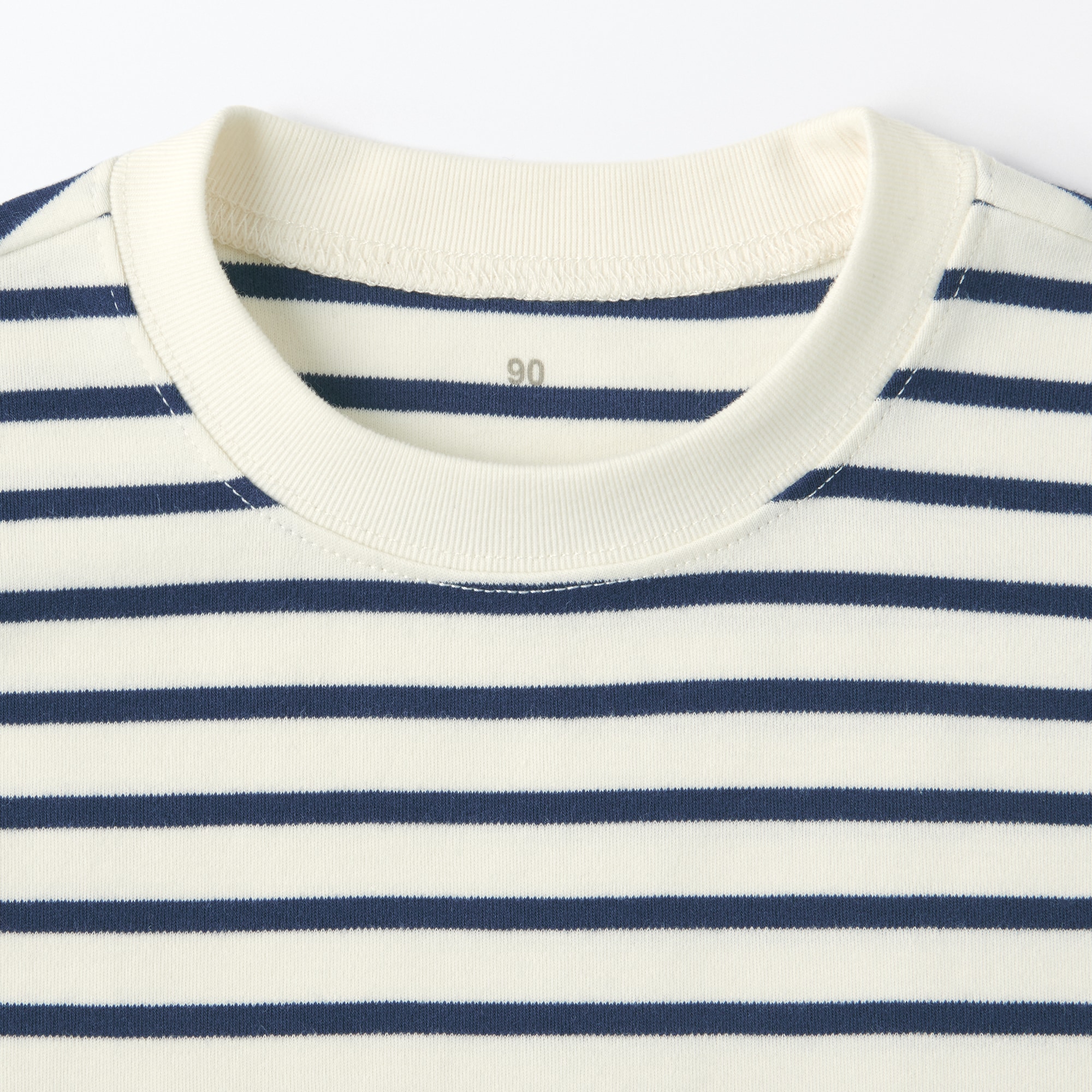 ベビー　あたまするっと起毛スムースクルーネック長袖Ｔシャツ