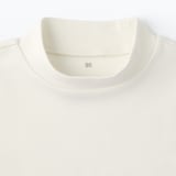 ベビー　起毛スムース編みハイネック長袖Ｔシャツ