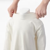 ベビー　起毛スムース編みハイネック長袖Ｔシャツ