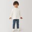 ベビー　起毛スムース編みハイネック長袖Ｔシャツ