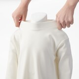 ベビー　起毛スムース編みハイネック長袖Ｔシャツ