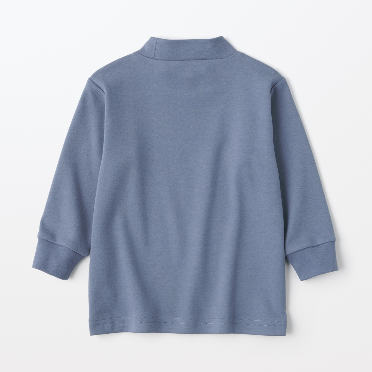 ベビー　起毛スムース編みハイネック長袖Ｔシャツ