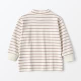 ベビー　起毛スムース編みハイネック長袖Ｔシャツ