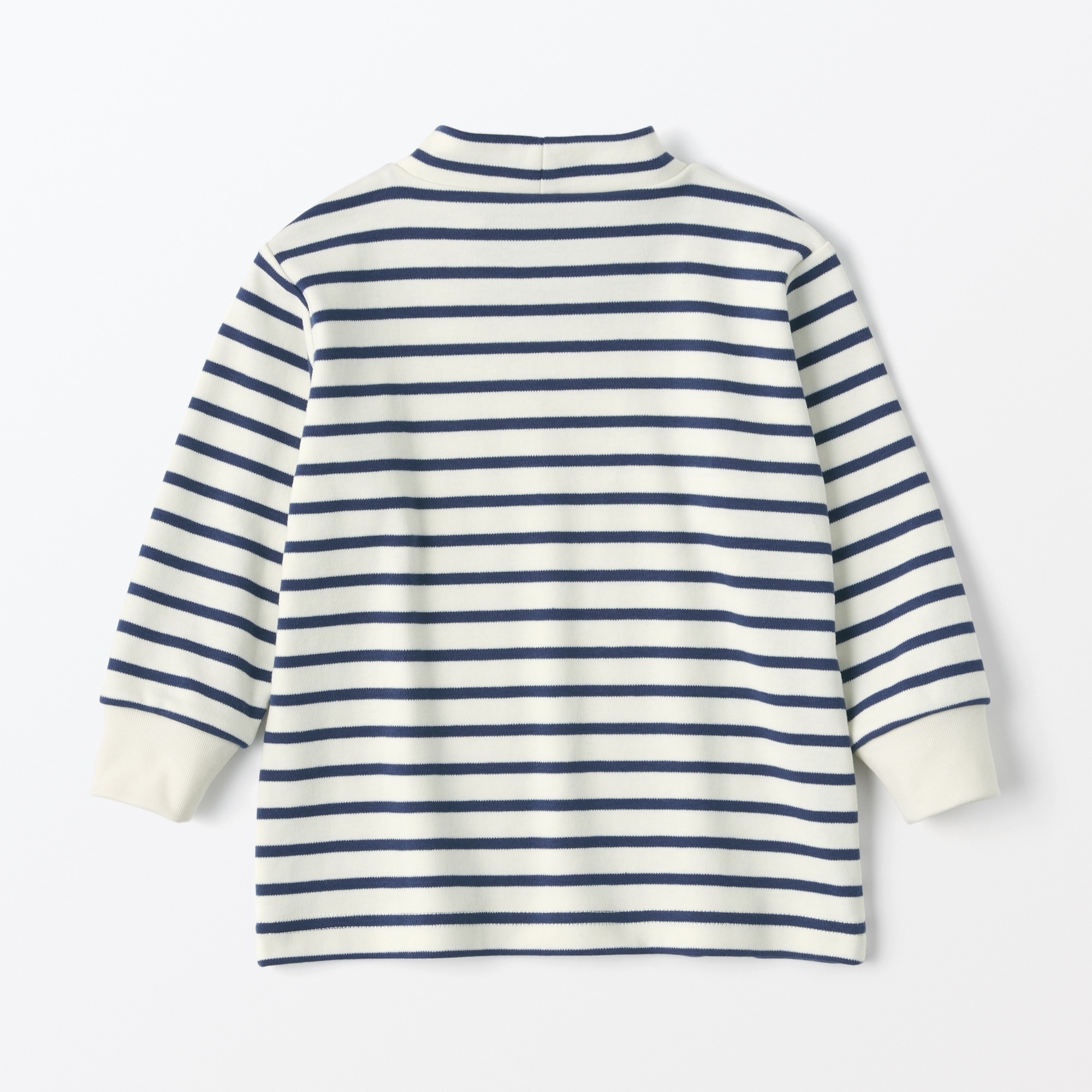 ベビー　起毛スムース編みハイネック長袖Ｔシャツ