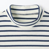 ベビー　起毛スムース編みハイネック長袖Ｔシャツ