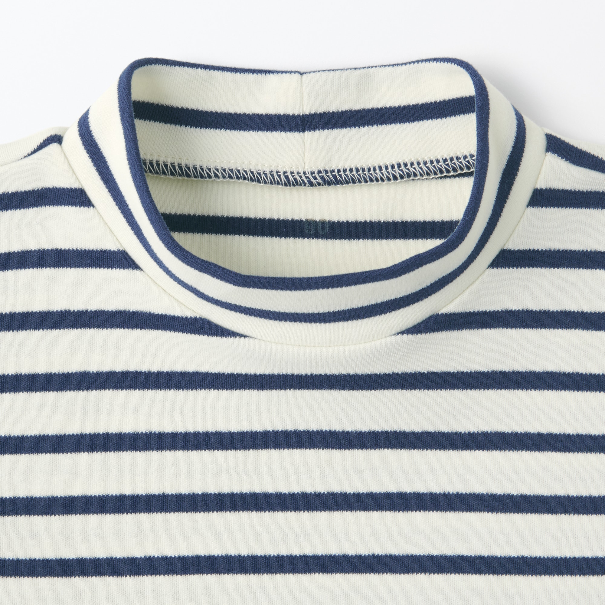 ベビー　起毛スムース編みハイネック長袖Ｔシャツ