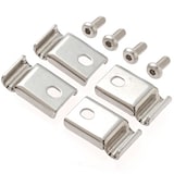 【パーツ】ステンレスユニットシェルフ　ステンレス棚用コーナーフック　１枚分