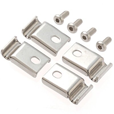 【パーツ】ステンレスユニットシェルフ　ステンレス棚用コーナーフック　１枚分