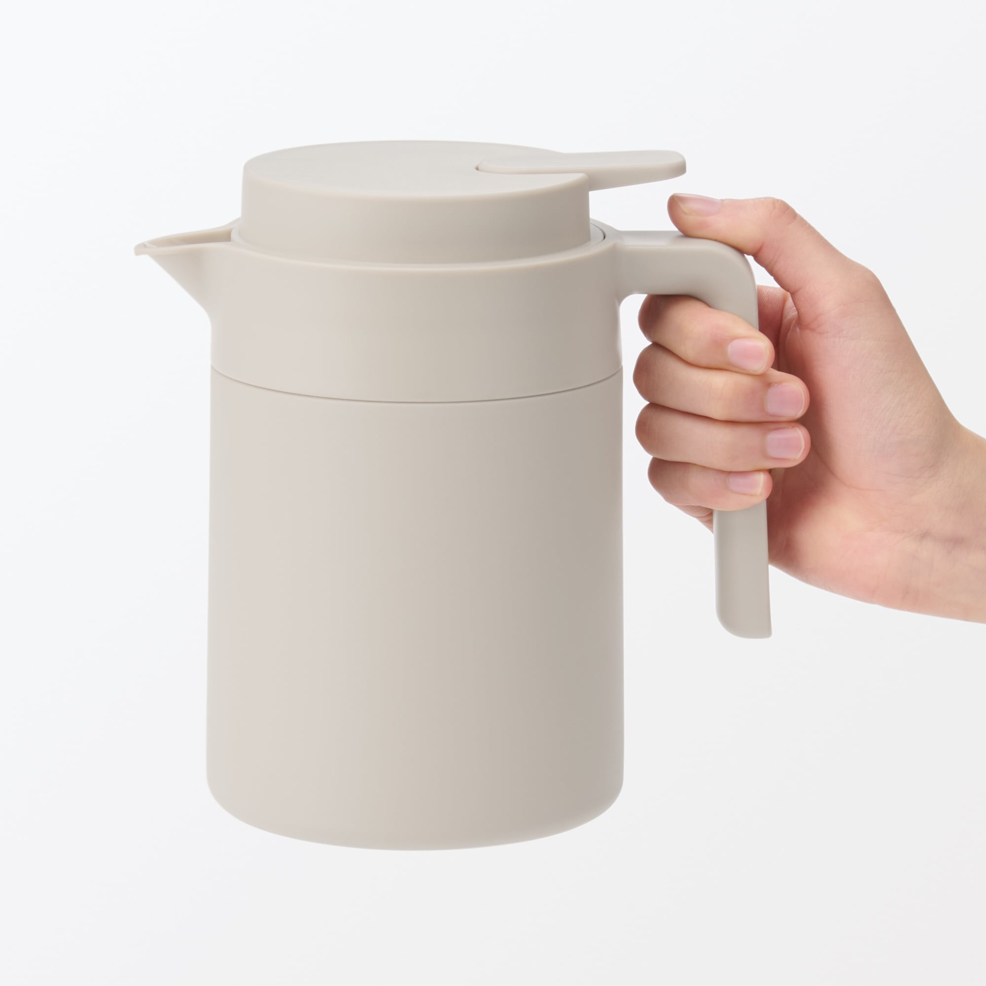 広口で洗いやすい　保温保冷　卓上ポット