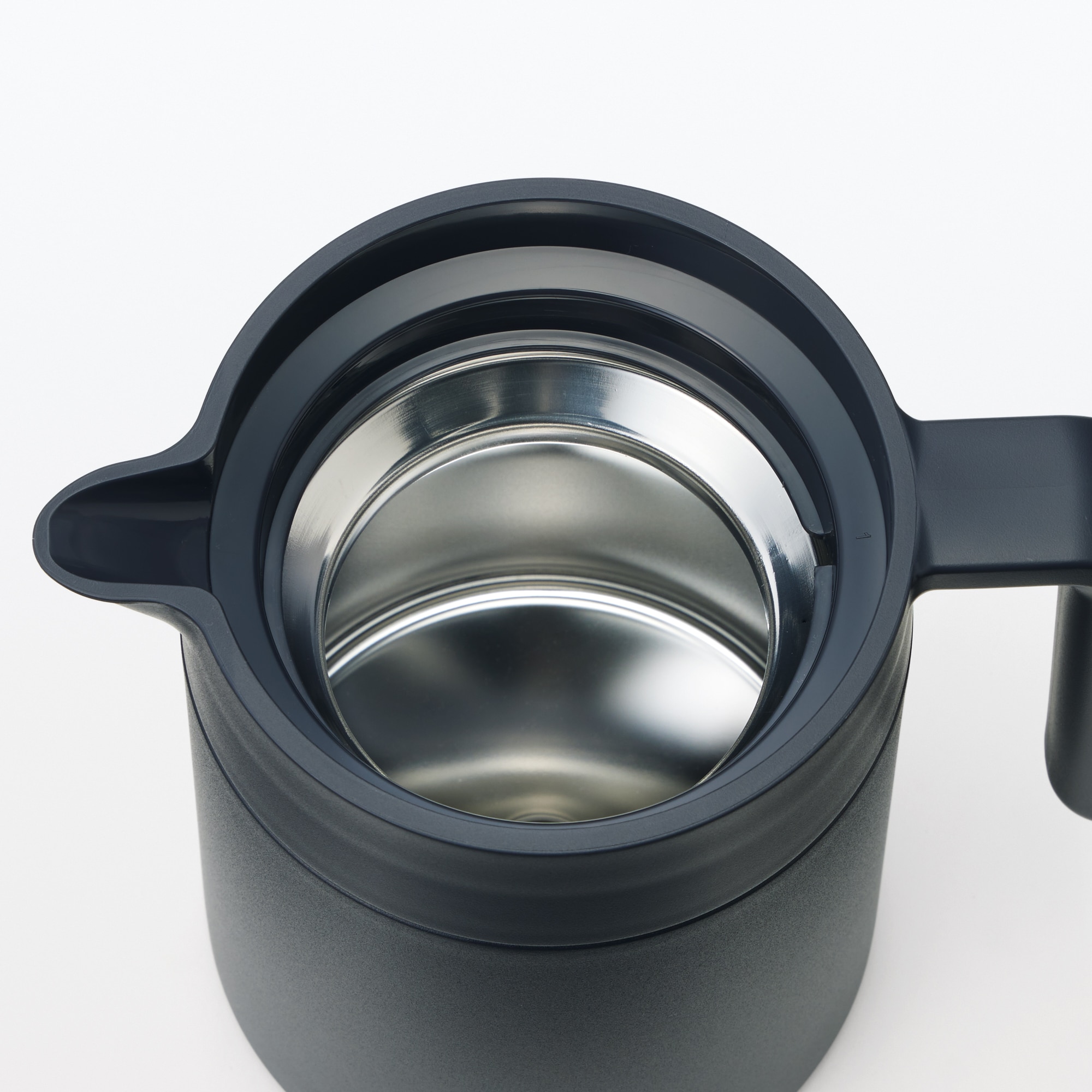 広口で洗いやすい　保温保冷　卓上ポット