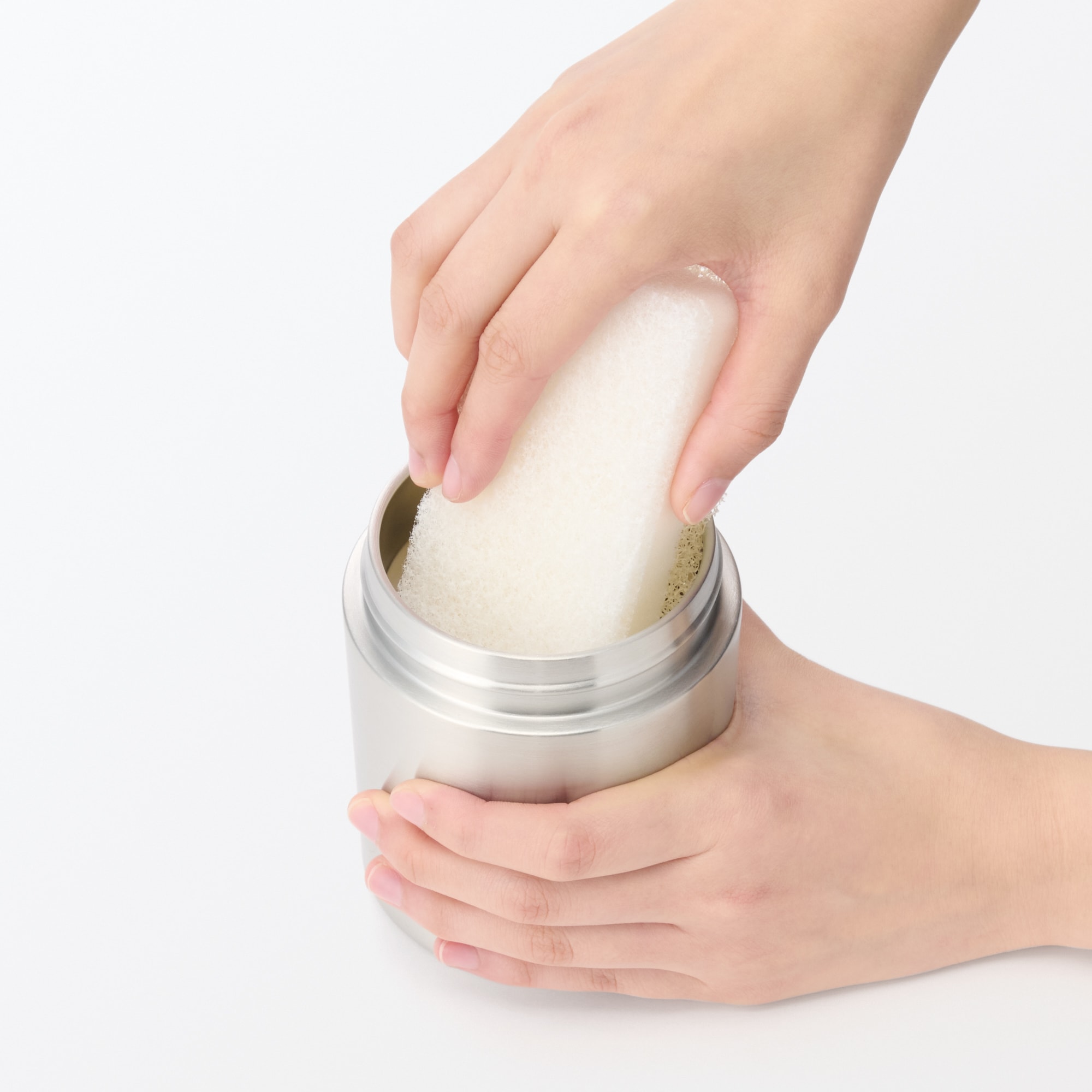 広口で洗いやすい　保温保冷　スープジャー