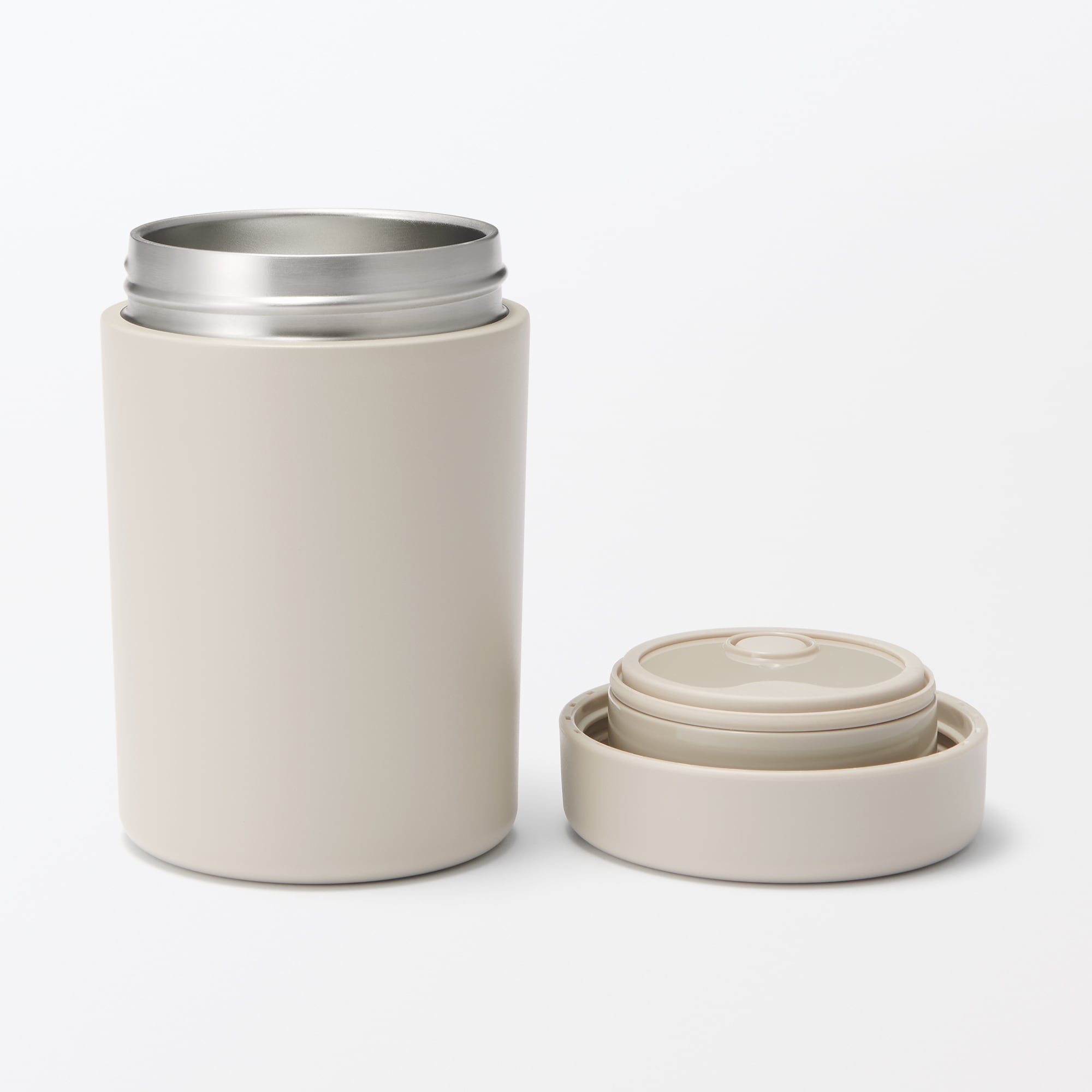 広口で洗いやすい　保温保冷　スープジャー