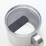 目盛り付き　保温保冷　蓋付きマグカップ