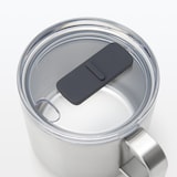 目盛り付き　保温保冷　蓋付きマグカップ