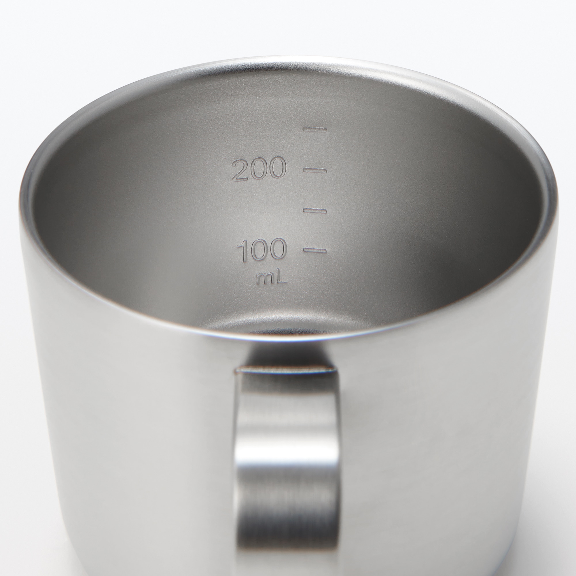 目盛り付き　保温保冷　蓋付きマグカップ