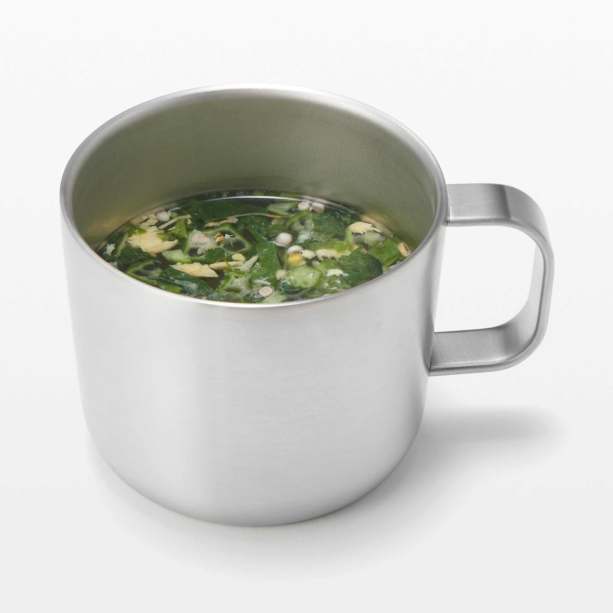 目盛り付き　保温保冷　蓋付きマグカップ