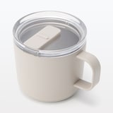 目盛り付き　保温保冷　蓋付きマグカップ