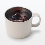 目盛り付き　保温保冷　蓋付きマグカップ