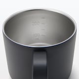 目盛り付き　保温保冷　蓋付きマグカップ