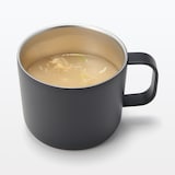 目盛り付き　保温保冷　蓋付きマグカップ