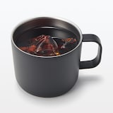 目盛り付き　保温保冷　蓋付きマグカップ