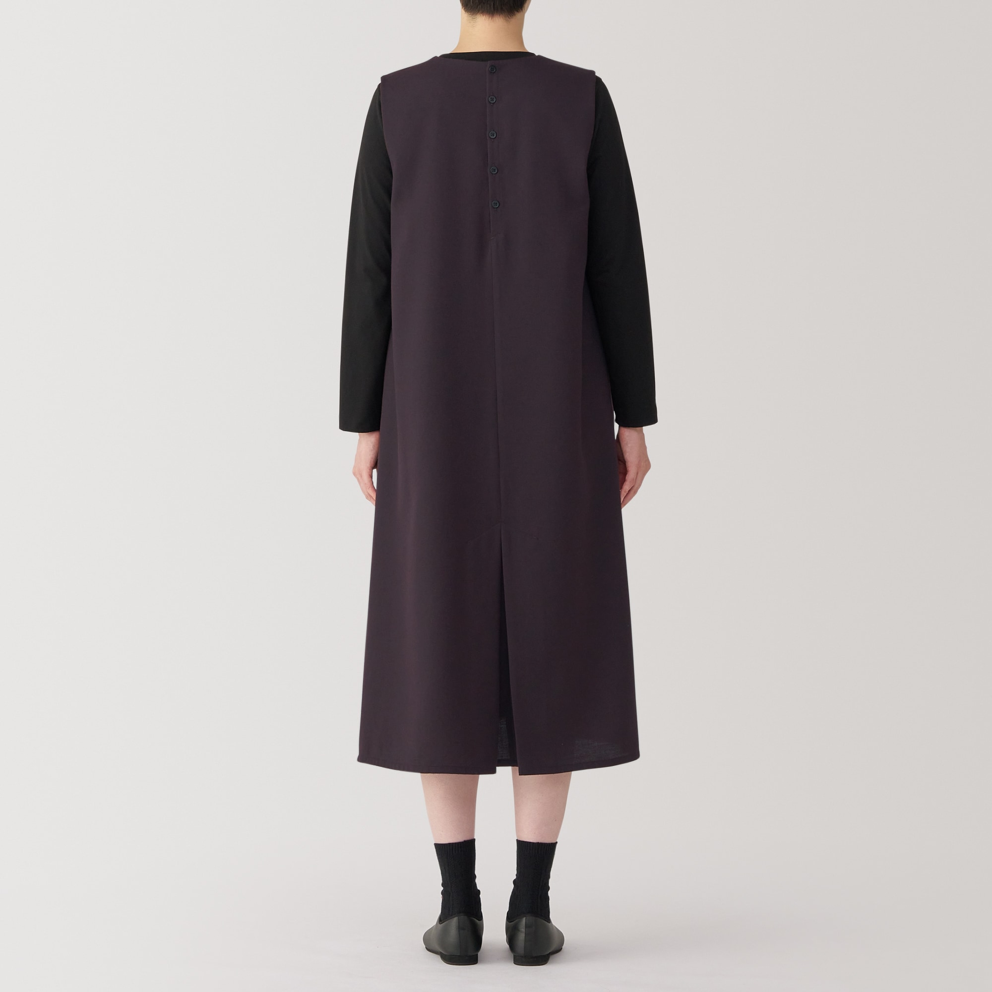 婦人　起毛　ジャンパースカート