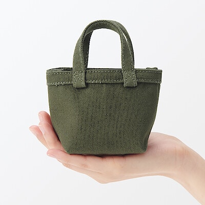 ミニ　帆布　トートバッグ