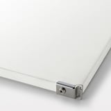 ステンレスユニットシェルフ用　追加棚　ライトグレー