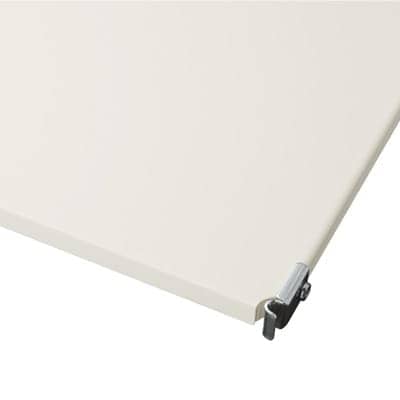 ステンレスユニットシェルフ用　追加棚　ライトグレー