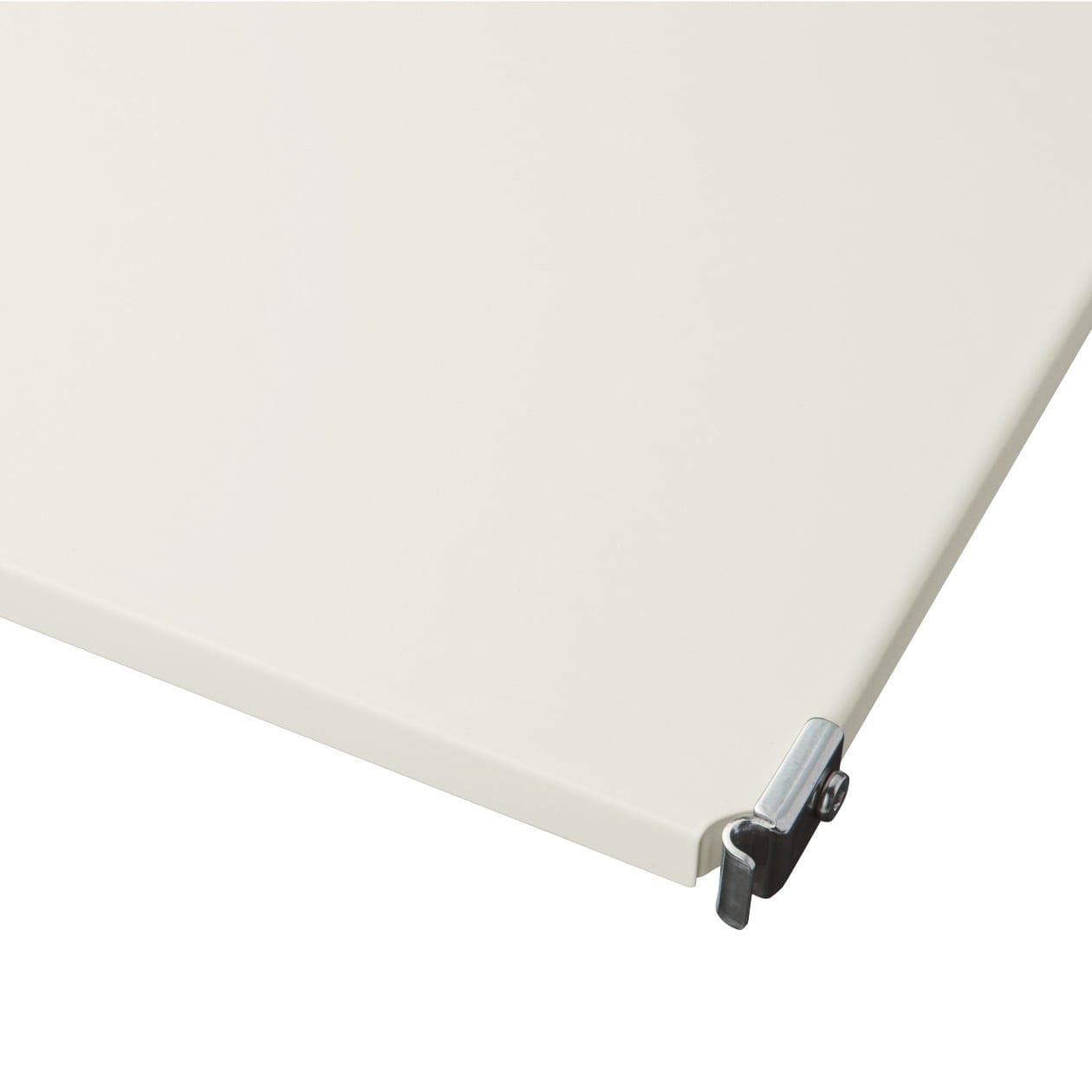 ステンレスユニットシェルフ用　追加棚　ライトグレー