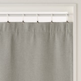 防炎・遮光性　ドビー織りノンプリーツカーテン