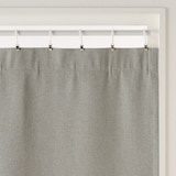 防炎・遮光性　ドビー織りノンプリーツカーテン