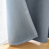 防炎・遮光性　ドビー織りノンプリーツカーテン