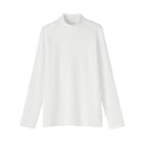 婦人　起毛フライス編みハイネック長袖Ｔシャツ